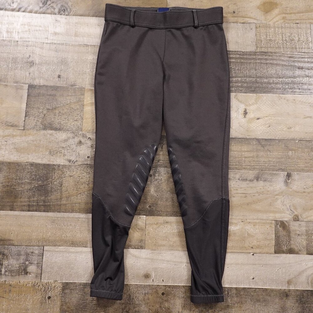 Ovation Riding Tights – Silicone Grip Knee Patch – Women's Size‎ Medium Charcoal